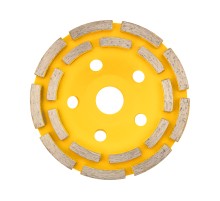 Чашка алмазная шлифовальная 2-ряд 125х22.2 мм