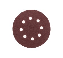 Диск абразивный на ворсовой основе, на липучке, перфорированный, P100, 125мм, 10 шт.