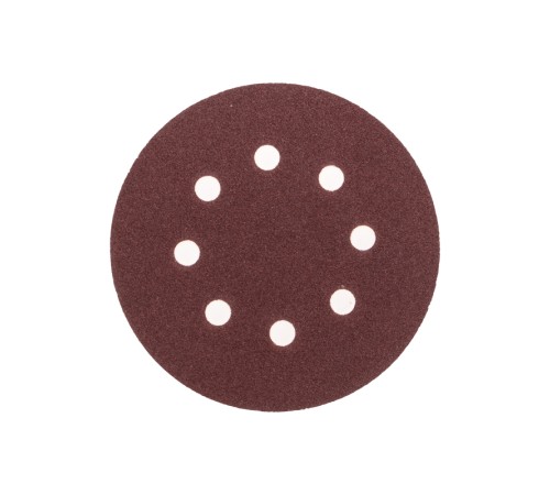Диск абразивный на ворсовой основе, на липучке, перфорированный, P100, 125мм, 10 шт.