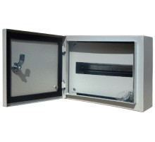 Корпус метал. навес. 250х300х120 12мод. IP54 ЩРН-12 DEKraft 30250DEK