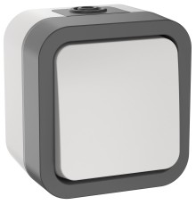 Выключатель кнопочный TORS 10А IP55 белый