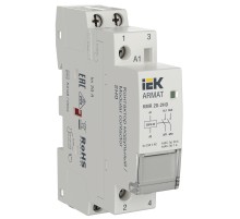 ARMAT Контактор модульный KMR 20А 230В AC 2НО IEK IEK AR-KMR10-020-20-230
