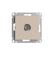 ATLASDESIGN TV РОЗЕТКА оконечная 1DB, механизм, ПЕСОЧНЫЙ