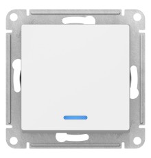 ATLASDESIGN 1-клавишный ВЫКЛЮЧАТЕЛЬ с подсветкой, сх.1а, 10АХ, механизм, ЛОТОС