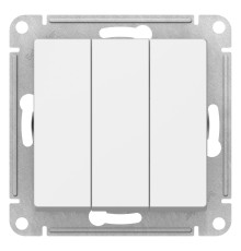ATLASDESIGN 3-клавишный ВЫКЛЮЧАТЕЛЬ, сх.1+1+1, 10АХ, механизм, ЛОТОС