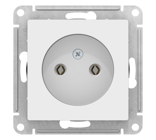 ATLASDESIGN РОЗЕТКА без заземления без шторок, 16А, механизм, ЛОТОС