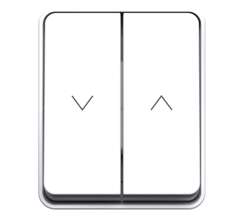 ATLASDESIGN PROFI IP54 2-клавишный ВЫКЛЮЧАТЕЛЬ ДЛЯ ЖАЛЮЗИ, 2хсх.4, БЕЛЫЙ