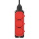 Удлинитель силовой UK-3e-3x1,5-5m-IP44(KG) с заземлением 3 розетки каучук 5м КГ 3х1,5мм2 IP44