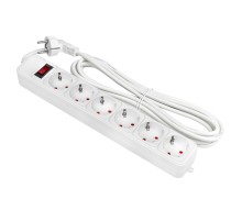 EKF UFA16-310-6-05 Сетевой фильтр 6*5м 16А/3,2кВт с выкл. c/з ПВС 3х1,0 Блокбастер XL EKF PROxima