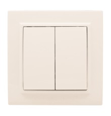 EKF ERV10-023-20 Выключатель 2-кл. СП 10А бежевый Минск EKF