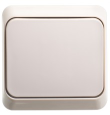 Systeme electric BA10-001K ЭТЮД О/У 1-клавишный ВЫКЛЮЧАТЕЛЬ 10 АХ, КРЕМОВЫЙ, Россия