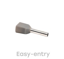 EKF nhvi2-0.75-8 Наконечник штыревой втулочный изолированный НШвИ(2)  0,75-8 (50шт.) EKF PROxima