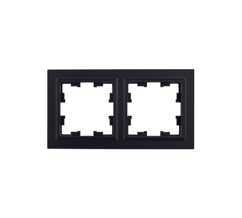 IEK BR-M22-K02 BRITE Рамка 2-мест. РУ-2-БрЧ черн. IEK BR-M22-K02 BRITE Рамка 2-мест. РУ-2-БрЧ черн.