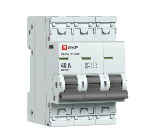 Выключатель нагрузки 3п 40А ВН-63N PROxima EKF S63340