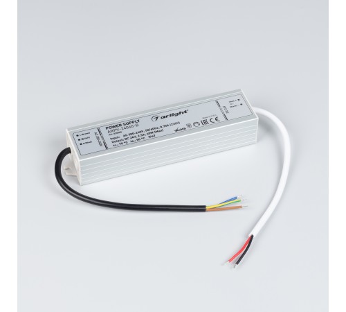 Блок питания ARPV-24060-B (24V, 2.5A, 60W) (ARL, IP67 Металл, 3 года)