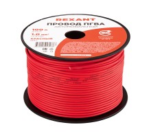 Провод ПГВА 1х1.00 мм2, красный, бухта 100 м,