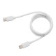 Кабель Type-C - Type-C 3A/1m/PVC/white/REXANT