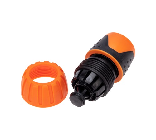 Rexant (62-0217) Коннектор для шланга, быстросъемный, 3/4", с аквастопом Rexant (62-0217) Коннектор для шланга, быстросъемный, 3/4", с аквастопом