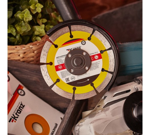 Диск алмазный отрезной сегментный 125x22.2x1.8x10 мм