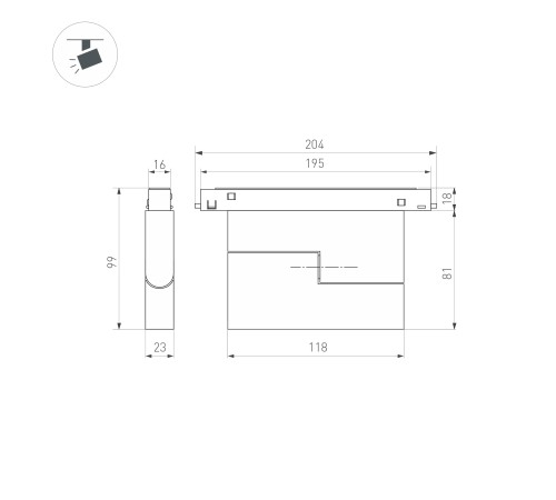 Блок питания ARS-100-24 (24V, 4.2A, 100W) (ARL, IP20 Сетка, 2 года)