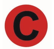 Наклейка C d=20мм EKF PROxima