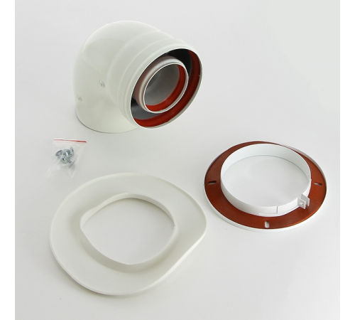 Отвод 90 град. коаксиальный для котлов ECO Classic 60-100 мм Отвод 90 град. коаксиальный для котлов ECO Classic 60-100 мм