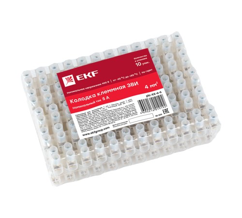 EKF plc-KK-6-6 Колодка клеммная (6мм) 6А EKF PROxima
