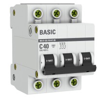 EKF mcb4729-3-40C Автоматический выключатель 3P 40А (C) 4,5кА ВА 47-29 EKF Basic