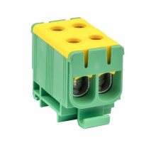 EKF plc-kvs2-16-50-y-green Клемма силовая вводная двойная КСВ 16-50 желто-зеленая EKF PROxima