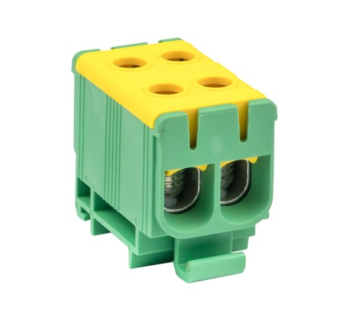 EKF plc-kvs2-16-50-y-green Клемма силовая вводная двойная КСВ 16-50 желто-зеленая EKF PROxima