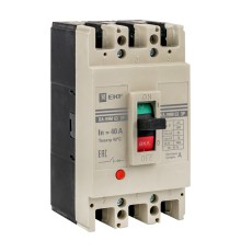 EKF mccb99-63-40m E Выключатель автоматический ВА-99М   63/40A 3P 25kA EKF PROxima