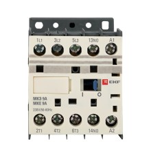 Мини-контактор МКЭ 9А кат. 230В AC 1НО PROxima EKF Mctr-s-9-230