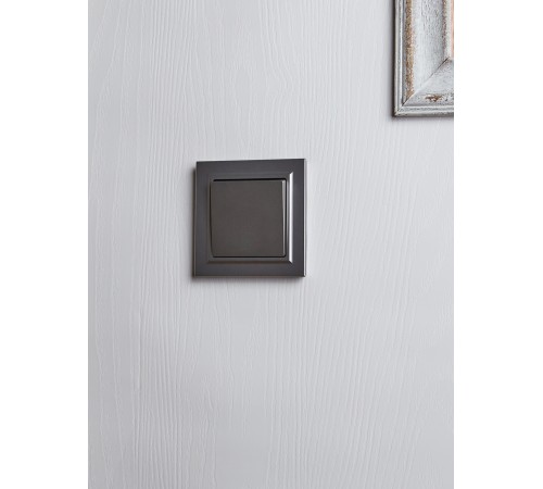 IEK BR-V12-0-10-K46 BRITE Выключ. 1-кл. прох. 10А ВС10-1-6-БрС сталь IEK BR-V12-0-10-K46 BRITE Выключ. 1-кл. прох. 10А ВС10-1-6-БрС сталь