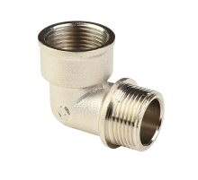 Угольник НВ 3/4'с упором, никелированный