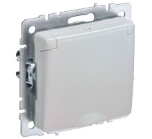 IEK BR-R16-16-K36 BRITE Роз. с з/к/ш с кр. 16А IP20 РСбш10-3-БрЖ жемч.