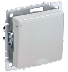 IEK BR-R16-16-K36 BRITE Роз. с з/к/ш с кр. 16А IP20 РСбш10-3-БрЖ жемч.