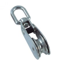 Блок одинарный 50мм металлический шкив покрытие цинк