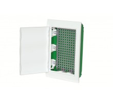 Корпус встраиваемый City9 Box IT 3 ряда 36мод. 2 розетки с бел. дверцей SE EZ9E312P2FIT