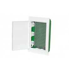 Корпус встраиваемый City9 Box IT 3 ряда 36мод. 2 розетки с бел. дверцей SE EZ9E312P2FIT