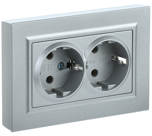 IEK BR-R21-16-K46-F BRITE Роз. 2-я с з/к без з/ш 16А в сб. РС12-3-БрС сталь IEK BR-R21-16-K46-F BRITE Роз. 2-я с з/к без з/ш 16А в сб. РС12-3-БрС сталь
