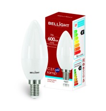 Лампа LED 7Вт 3000K 600Лм E14  Свеча Bellight