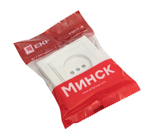 EKF ERR10-022-100 Минск Розетка 1-местная СП без заземления, 10 А, с защ.штор., белая EKF Basic EKF ERR10-022-100 Минск Розетка 1-местная СП без заземления, 10 А, с защ.штор., белая EKF Basic