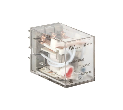 Реле промежуточное RPA 22/3 6A 230В AC EKF AVERES