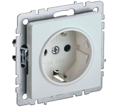 IEK BR-R14-16-K36 BRITE Роз. с з/к/ш 16А РС14-1-0-БрЖ жемч. IEK BR-R14-16-K36 BRITE Роз. с з/к/ш 16А РС14-1-0-БрЖ жемч.