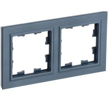 IEK BR-M22-K35 BRITE Рамка 2-мест. РУ-2-БрМ мар.