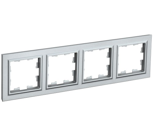 IEK BR-M42-K47 BRITE Рамка 4-мест. РУ-4-БрА алюм. IEK BR-M42-K47 BRITE Рамка 4-мест. РУ-4-БрА алюм.