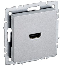 BRITE Розетка HDMI РHDMI-0-БрА алюминий