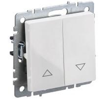 IEK BR-V15-0-10-K01 BRITE Выключ. жалюзи 10А ВС10-1-5-БрБ бел.