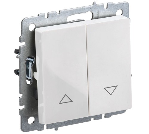 IEK BR-V15-0-10-K01 BRITE Выключ. жалюзи 10А ВС10-1-5-БрБ бел. IEK BR-V15-0-10-K01 BRITE Выключ. жалюзи 10А ВС10-1-5-БрБ бел.