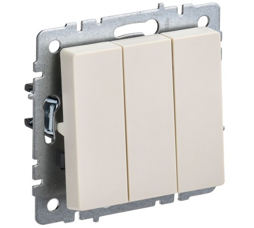 IEK BR-V30-0-10-K10 BRITE Выключ. 3-кл. 10А ВС10-3-0-БрКр беж. IEK BR-V30-0-10-K10 BRITE Выключ. 3-кл. 10А ВС10-3-0-БрКр беж.